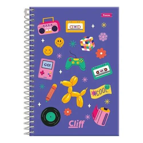 CADERNO C.D. 1X1 CLIFF FEM